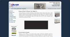 Desktop Screenshot of laurelpowersystems.com